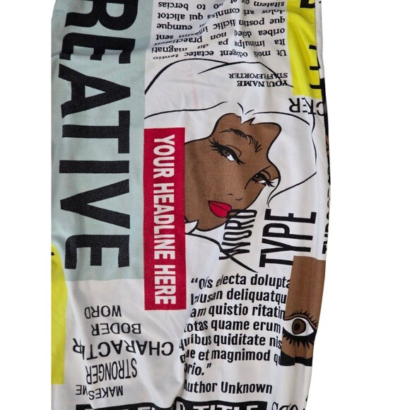 Fire & Fleur Women's 2XL Graphic Editors Journalists Advertising Joggers /Pants - Picture 11 of 16